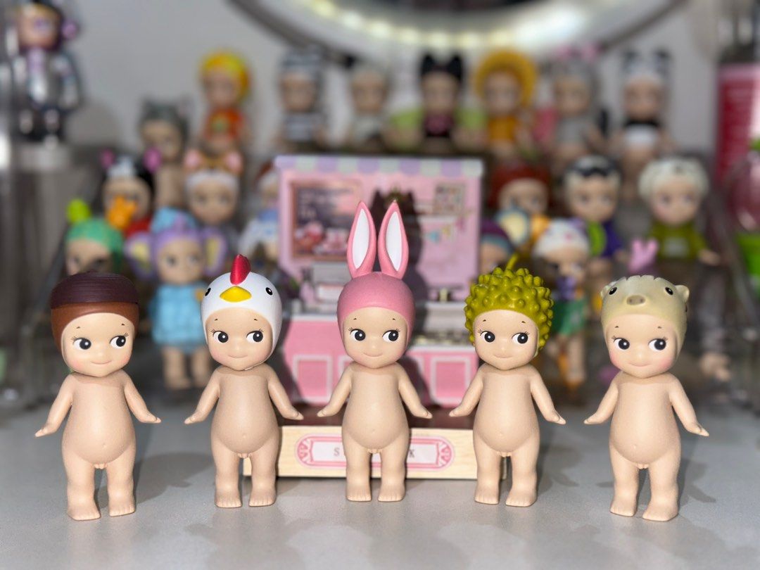 Pink Rabbit Set (Category: Sets or Coordinates) located in Manila. Submitted by hapishopee (Listing ID 1331493595, Image 1). Description: SOLD AS SET ONLY PBD: Pink Bunny ₱650 Cockerel ₱550 Acorn ₱450 Durian ₱450 Uribou ₱450.