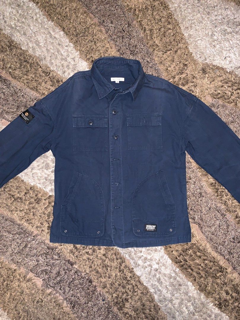 polo jacket (shibuya element) japan brand (Category: Hoodies) located in Pasig City. Submitted by tuscano (Listing ID 1331469262, Image 1). Description: L27 W20 with issue: discoloration bandang collar (di masyadong visible) price is still negotiable just dm me!.
