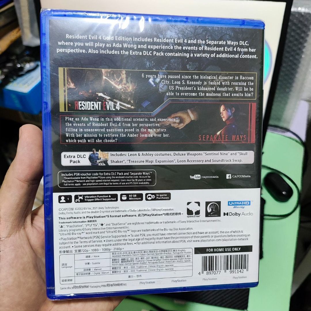 PS5/PS4 Resident Evil 4 Gold, Rise of The Tomb Raider 20 Year