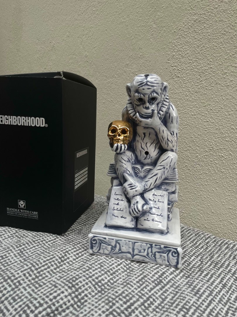 置物 NEIGHBORHOOD OWL-B/CE-INCENSE CHAMBER NEIGHBORHOOD | BOOZE . OWL / CE-INCENSE CHAMBER Blue | Concrete