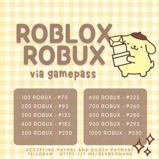 ROBLOX - ROBUX, Video Gaming, Gaming Accessories, In-Game Products on ...
