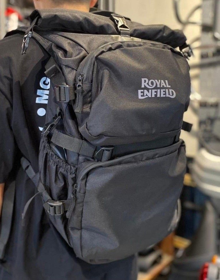 Royal Enfield Bagpack, Men's Fashion, Bags, Backpacks on Carousell