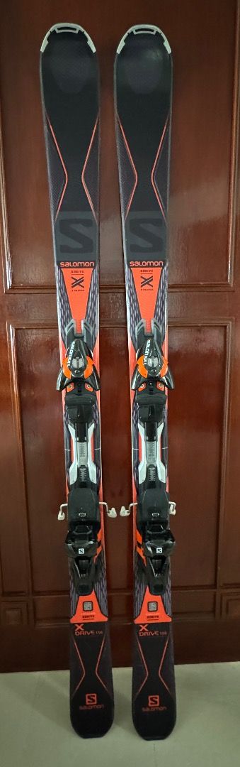 Salomon X Drive X8.0 Skis With Bindings Men s Sports Equipment Other Sports Equipment and Supplies on Carousell