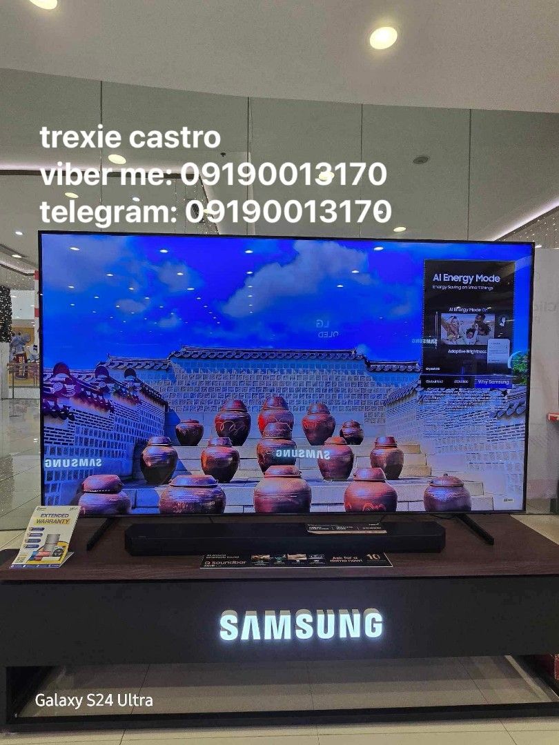 Samsung smart tv 4k uhd 2024 model, TV & Home Appliances, TV