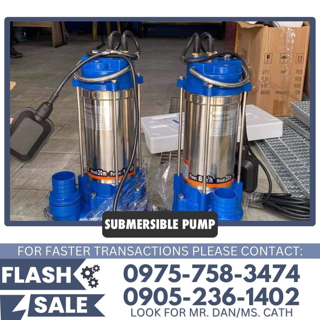 Submersible pump (Category: Construction Tools & Equipment) located in Manila. Submitted by cathvesta_sales (Listing ID 1331470643, Image 1). Description: .