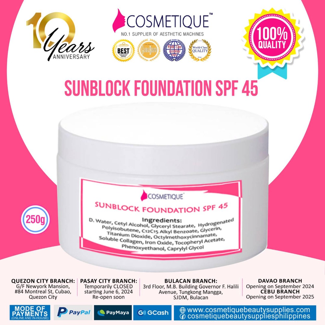 sunblock foundation 250g, Beauty & Personal Care, Face, Face Care on ...