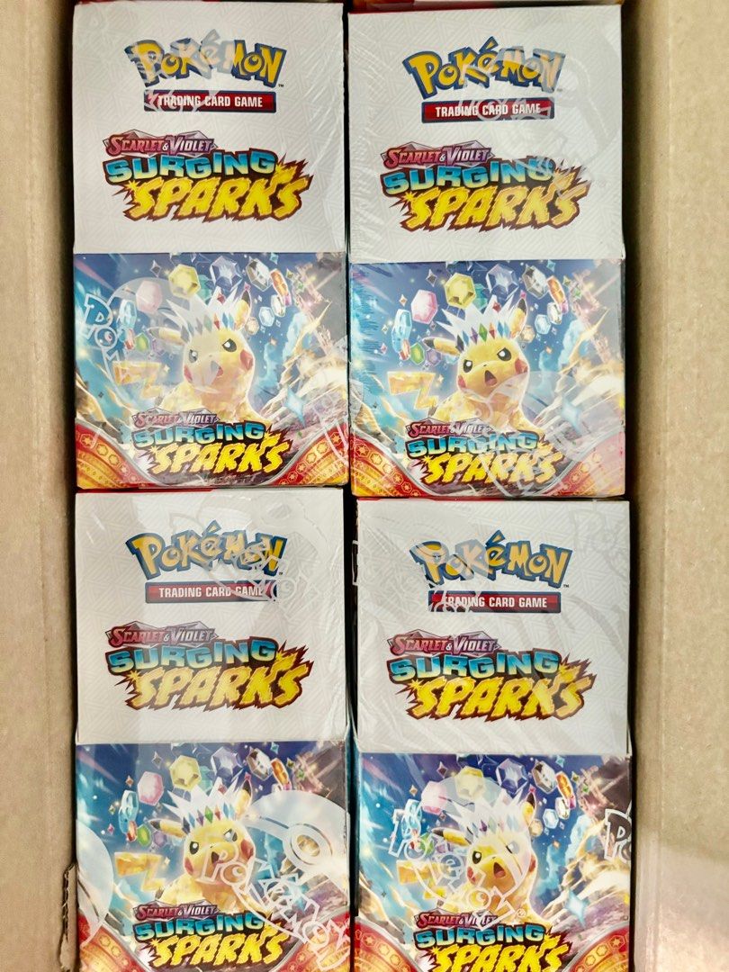 surging sparks booster box sv08 surging sparks Pokémon TCG: Scarlet & Violet