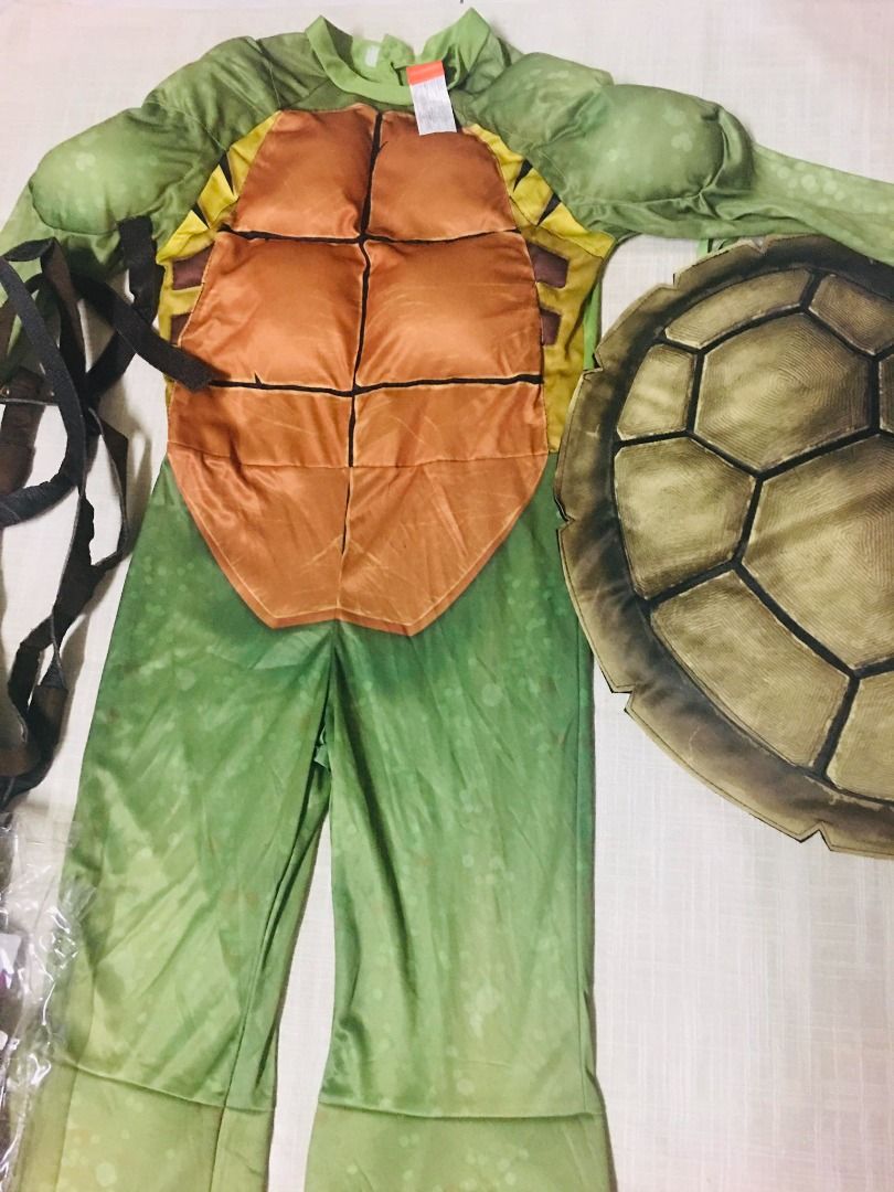 Teenage Mutant Ninja Turtle Muscle Body Suit Costume Set Halloween ...