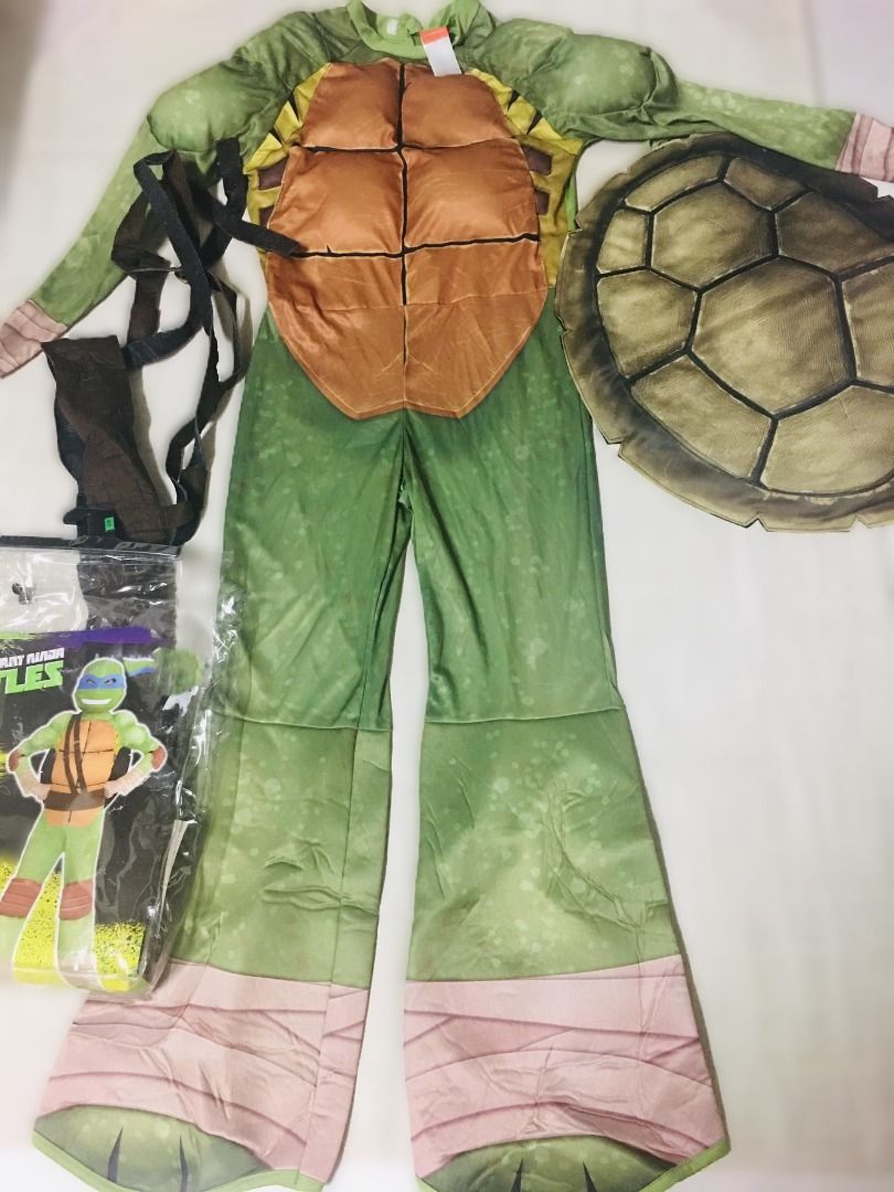 Teenage Mutant Ninja Turtle Muscle Body Suit Costume Set Halloween ...
