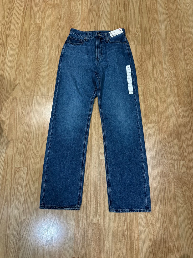 Fabulous Uniqlo Jeans W27ÃƒÂ¢Ã¢â€šÂ¬Ã‚Â Blue casual straight high KB001 main image 1