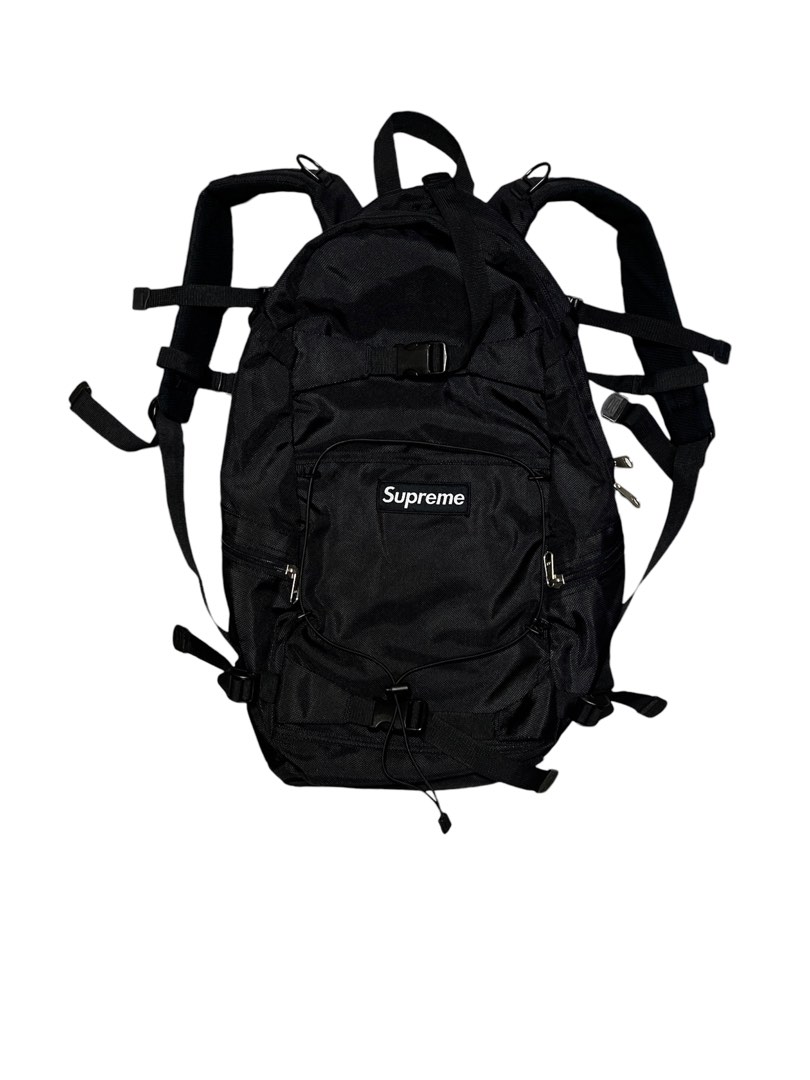 Vintage Supreme Box Logo Backpack Men s Fashion Bags Backpacks on Carousell