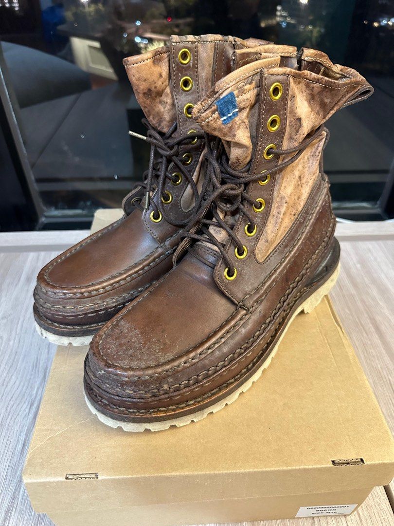 靴 visvim I.C.T GRIZZLY BOOTS US9.5 Yahoo!オークション - 希少ICT限定 visvim GRIZZLY BOOTS BROWN