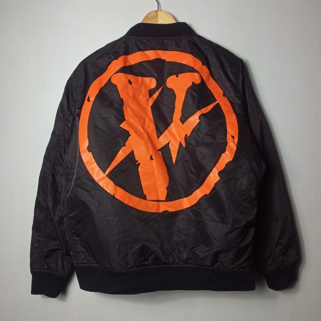 Vlone x fragments design MA 1 bomber jacket Men s Fashion Coats Jackets and Outerwear on Carousell