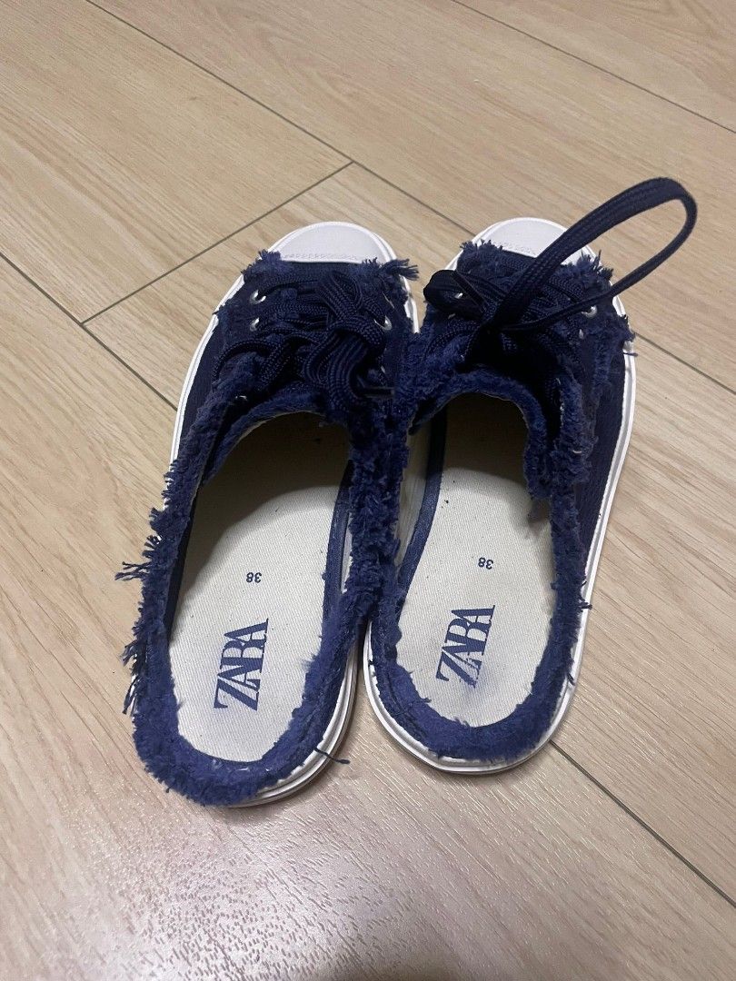 Zara Shoes size38, 女裝, 鞋, 平底鞋 Carousell