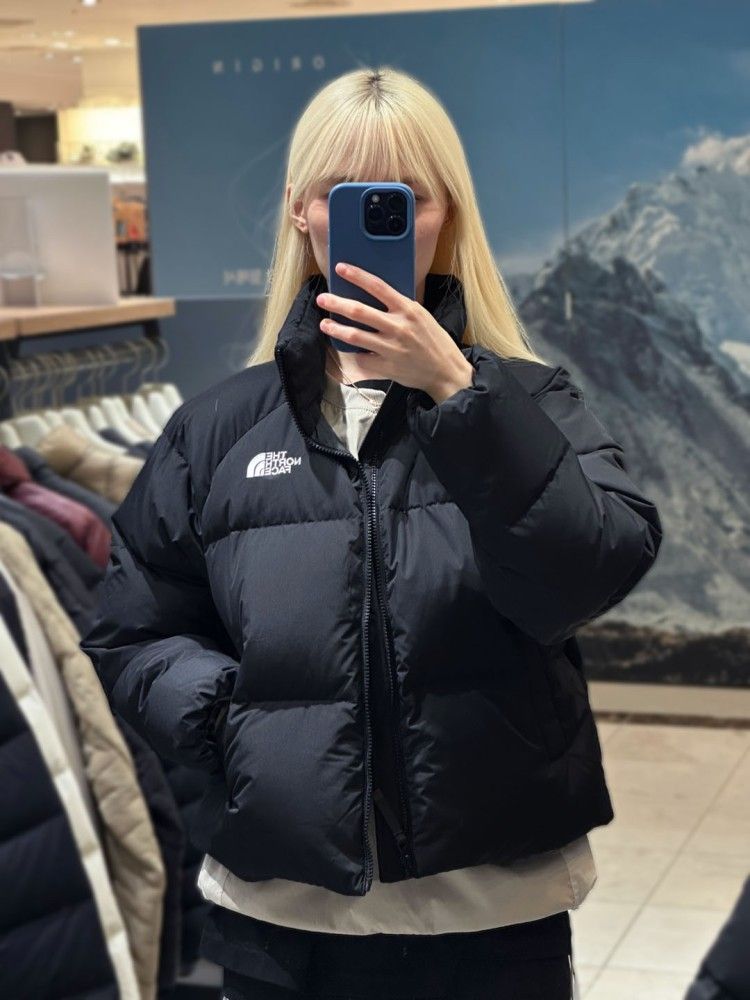 THE NORTH FACE women goose down jacket Loose fit slightly