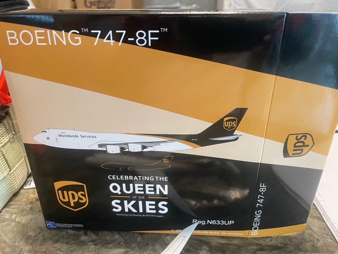 NG Models United Parcel Service - UPS 747-8F Celebrating The