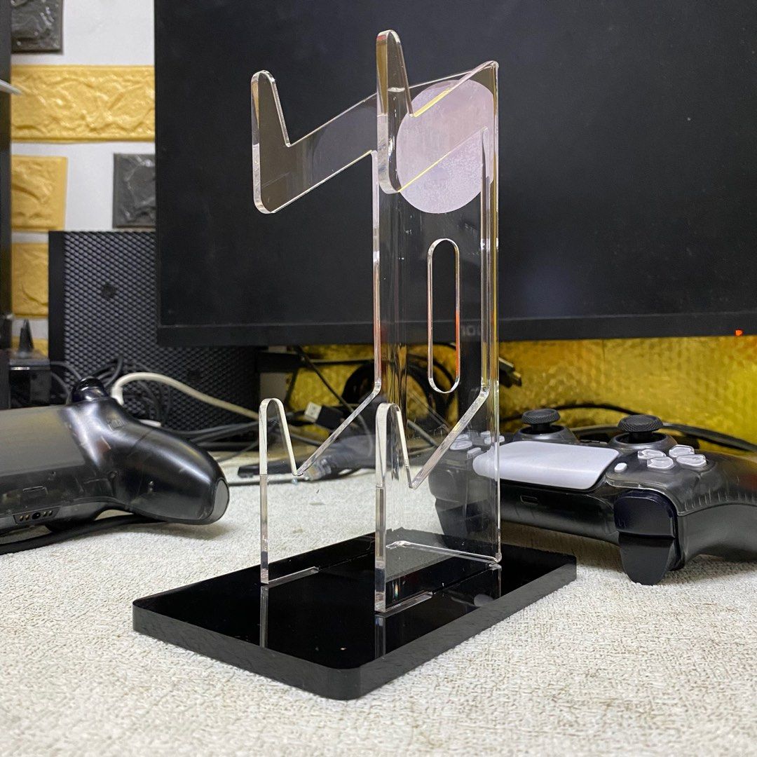 Acrylic Dual Controller Stand, Video Gaming, Video Game Consoles