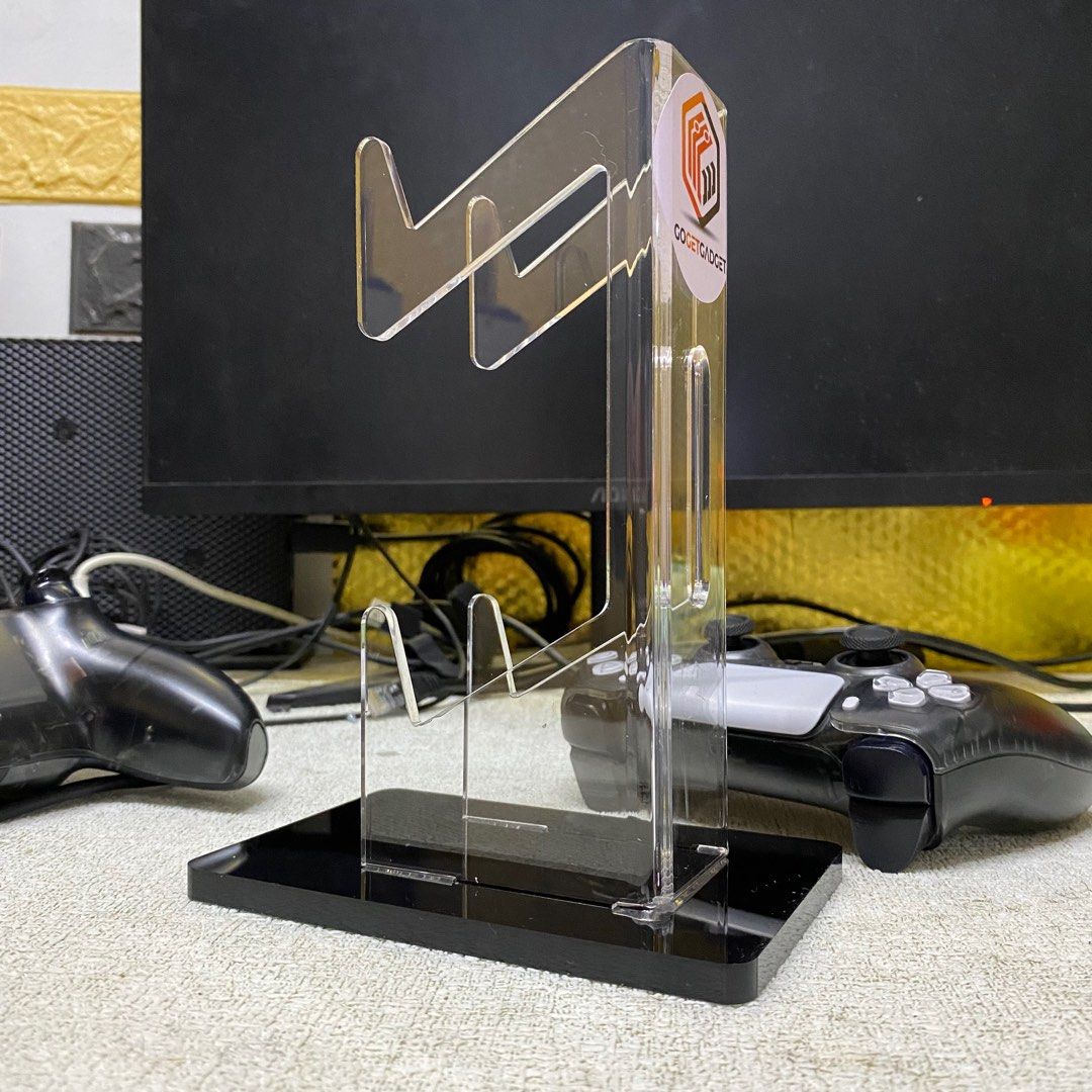 Acrylic Dual Controller Stand, Video Gaming, Video Game Consoles