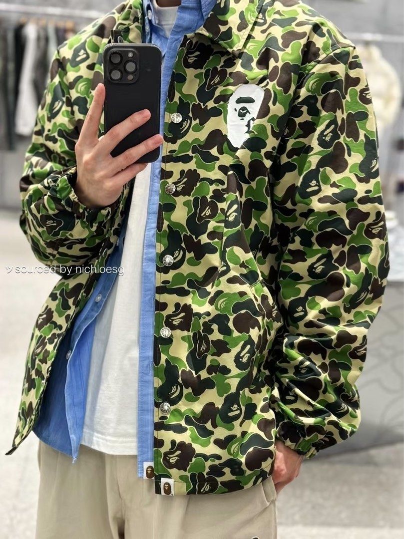 BAPE X LIBERTY WALK ABC CAMO COACH JACKET Men s Fashion Coats Jackets and Outerwear on Carousell