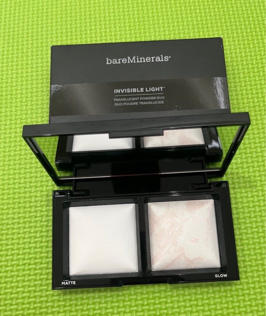 BAREMINERALS INVISIBLE LIGHT TRANSLUCENT POWDER DUO 9GRAMS (Category: Makeup) located in San Juan City. Submitted by cashfrancefashioncosmetics_ph (Listing ID 1331598355, Image 1). Description: ‼️BAREMINERALS INVISIBLE LIGHT TRANSLUCENT POWDER DUO 9GRAMS 📌1750 ONLY SHADES MATTE MAT. GLOW BRILLIANT .