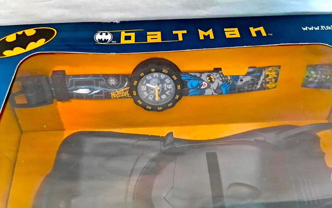 BATMOBILE SWATCH FLIK FLAK BATMAN Hobbies Toys Collectibles Memorabilia Fan Merchandise on Carousell