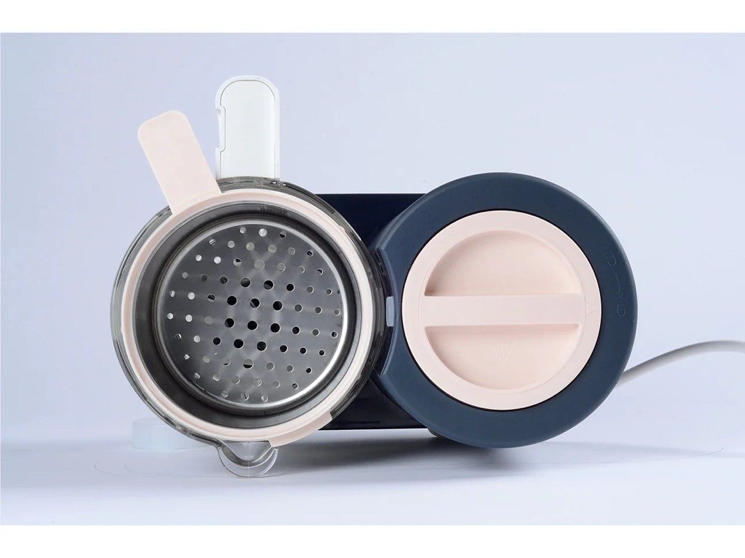 Beaba Neo in Navy Pink (Category: Weaning & Toddler Feeding) located in Dagupan City. Submitted by shoppaholic_mom_of_beabee (Listing ID 1331736435, Image 3). Description: Bought for 18k plus the pasta and rice cooker for 1700. Used for 3 months only. The Babycook® Neo makes up to 1 250 ml of food in a sleek, patented countertop appliance that steam cooks, blends and reheats/defrost all-in-one, in 15 minutes or less. Refrigerate or freeze leftove
