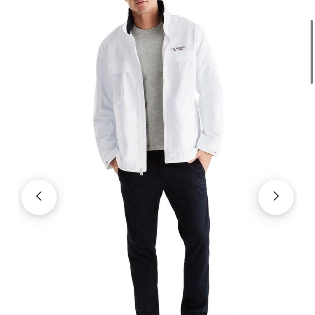 White tommy hilfiger yacht jacket cheap