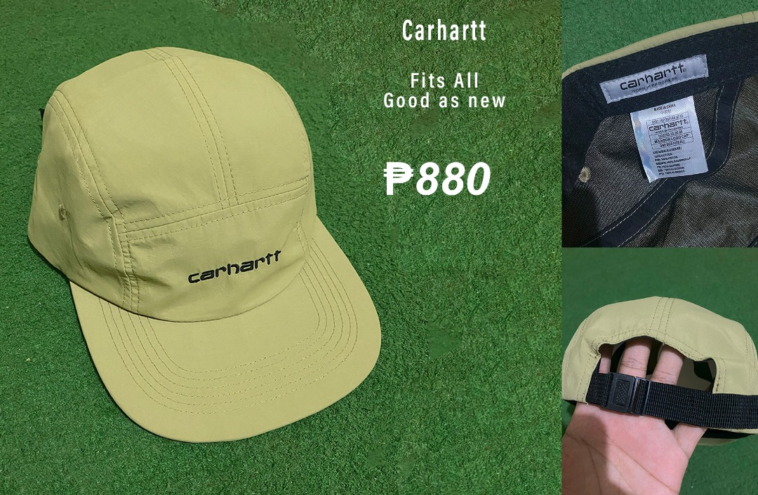 Carhartt Nylon 5 Panel Cap Men s Fashion Watches Accessories Caps Hats on Carousell