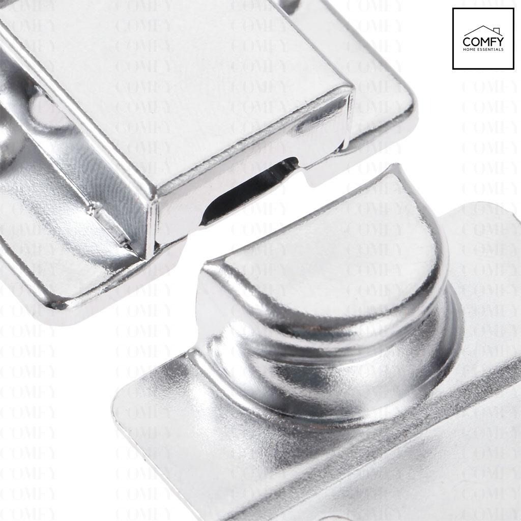 Case Lock Silver Flight Case Accessory Tour Case Accessories Cabinet Box Latch Spring (NO SCREWS) (Category: Storage Boxes & Baskets) located in Valenzuela. Submitted by comfyhomeessentials (Listing ID 1331612157, Image 2). Description: PRODUCT NAME: Flight Case Lock Regular (WITHOUT SCREW) QUANTITY: 1pc Colors: Silver Size: 35x67cm Material: Iron Chromium NO SCREWS Best quality only Easy installation.