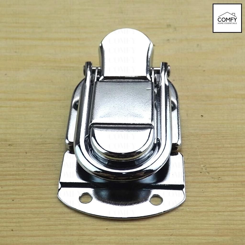 Case Lock Silver Flight Case Accessory Tour Case Accessories Cabinet Box Latch Spring (NO SCREWS) (Category: Storage Boxes & Baskets) located in Valenzuela. Submitted by comfyhomeessentials (Listing ID 1331612157, Image 3). Description: PRODUCT NAME: Flight Case Lock Regular (WITHOUT SCREW) QUANTITY: 1pc Colors: Silver Size: 35x67cm Material: Iron Chromium NO SCREWS Best quality only Easy installation.