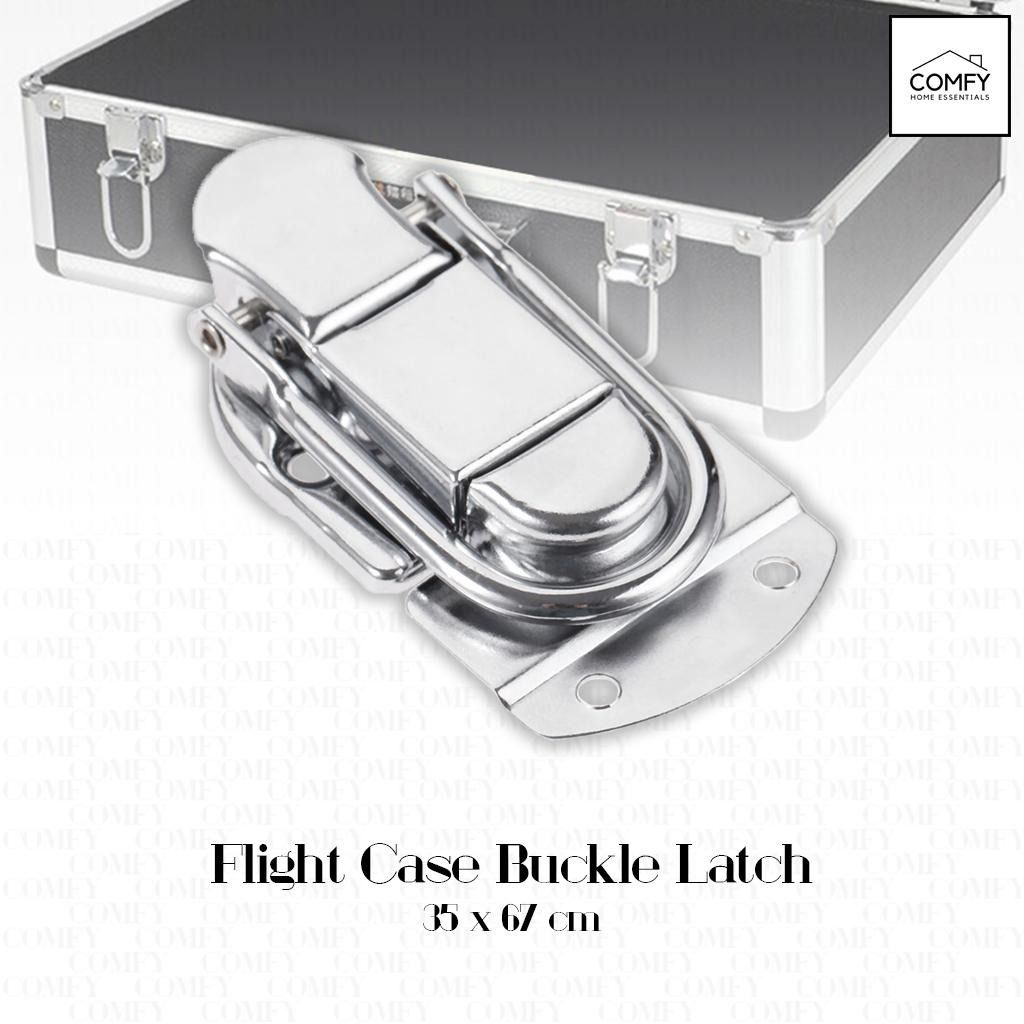 Case Lock Silver Flight Case Accessory Tour Case Accessories Cabinet Box Latch Spring (NO SCREWS) (Category: Storage Boxes & Baskets) located in Valenzuela. Submitted by comfyhomeessentials (Listing ID 1331612157, Image 1). Description: PRODUCT NAME: Flight Case Lock Regular (WITHOUT SCREW) QUANTITY: 1pc Colors: Silver Size: 35x67cm Material: Iron Chromium NO SCREWS Best quality only Easy installation.