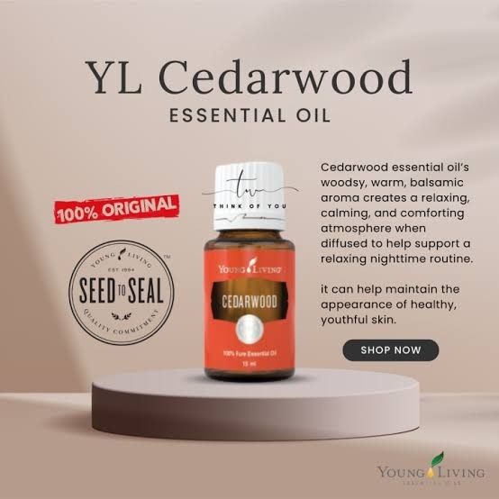 Cedarwood Essential Oil (Category: Body Care) located in Baguio. Submitted by essentially_yours (Listing ID 1331711962, Image 3). Description: Brand New and Sealed..
