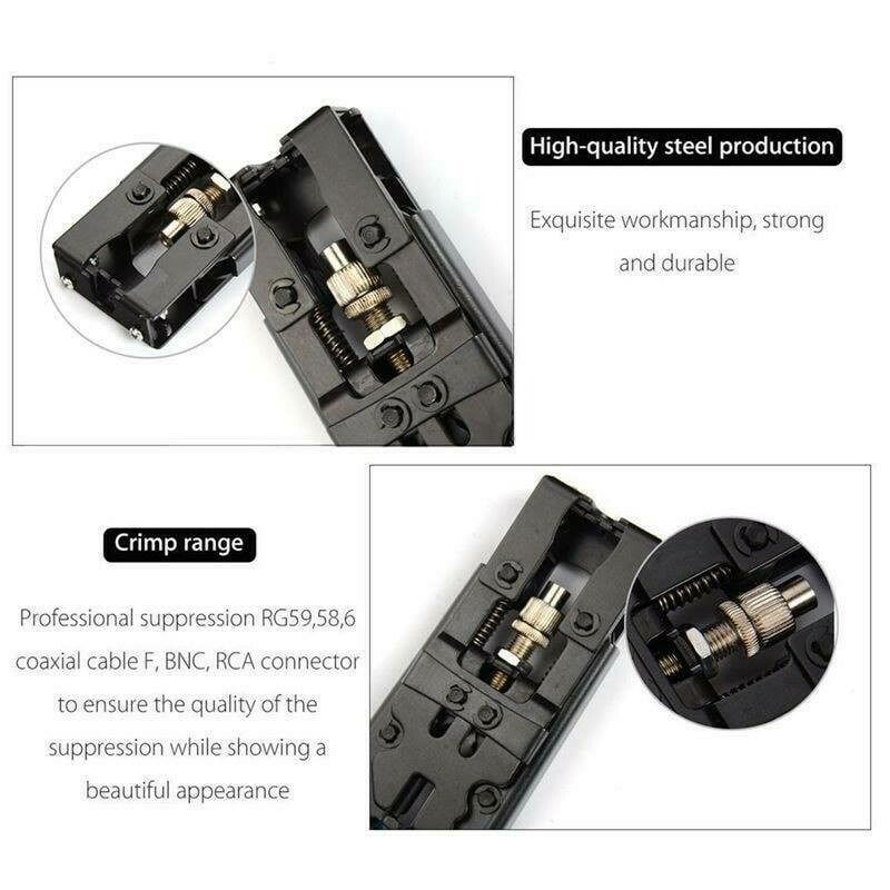Compression Tool Crimper (F,BNC,RCA) (Category: Networking) located in Manila. Submitted by sdfsolutions (Listing ID 1331709043, Image 3). Description: Item specifics Condition New: A brand-new, unused, unopened, undamaged item in its original packaging (where packaging is ... Read moreabout the condition Brand DSCW Type BNC Tools MPN Does not apply Country/Region of Manufacture China To Fit Analog/CCTV Security Device UPC Does not apply .