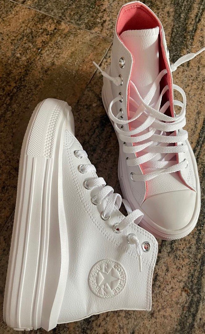 Converse Women Chuck Taylor All Stars White high top platform sneakers original
