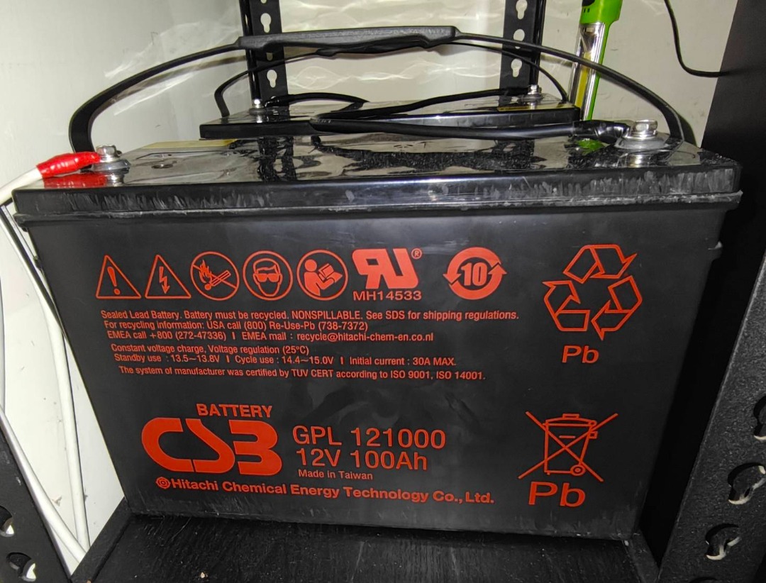 神戶CSB100-12 GPL 121000 12V 100AH 二手 UPS 電池 露營外接 太陽能 深循環, 汽機車零配件在旋轉拍賣