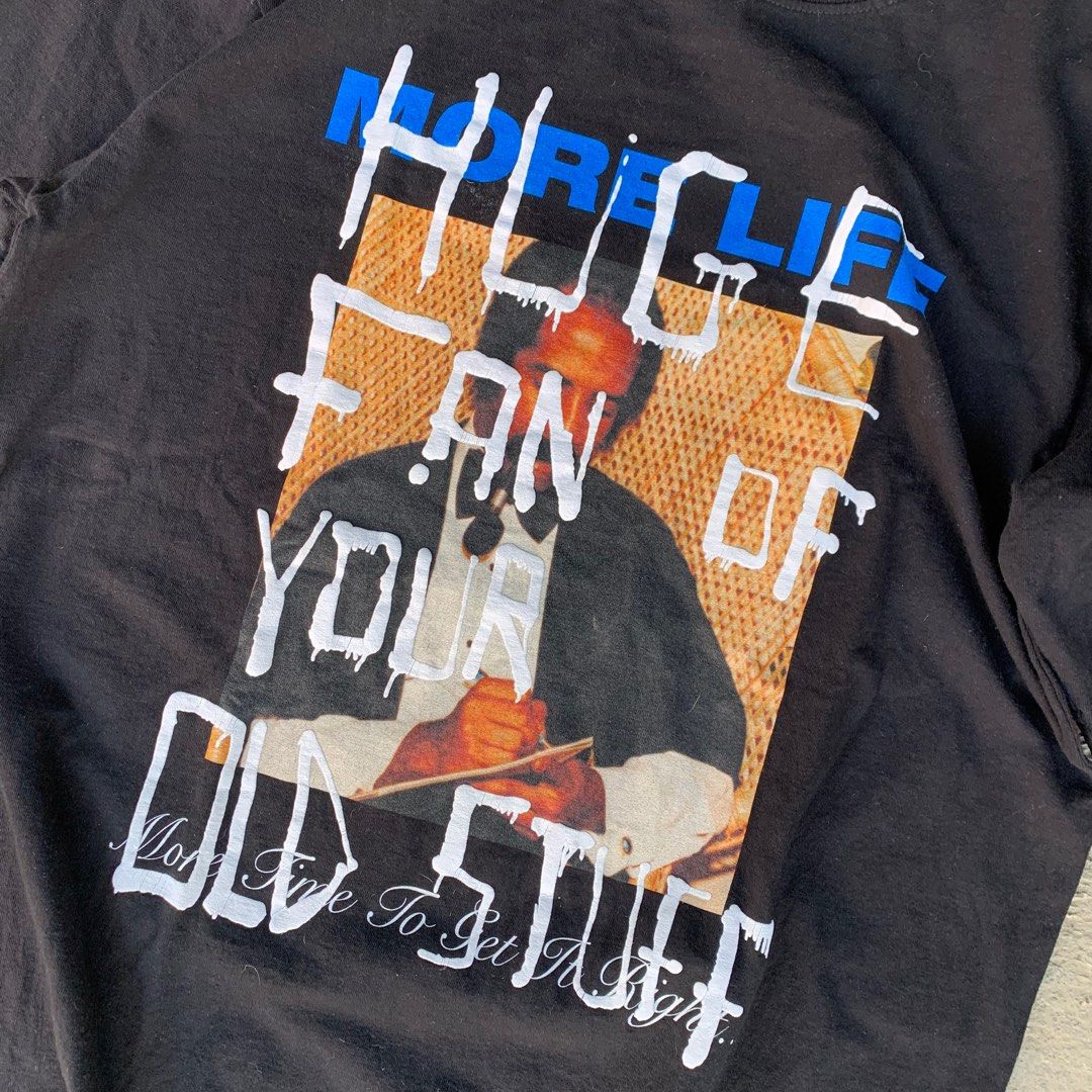 Drake More Life Official Merch (Category: Tshirts & Polo Shirts ) located in Manila. Submitted by fromtheflea (Listing ID 1331674103, Image 2). Description: drake related official merch huge fan of your old stuff-more life tee size large on tag; fits true to size no issues; excellent condition 2000 only .