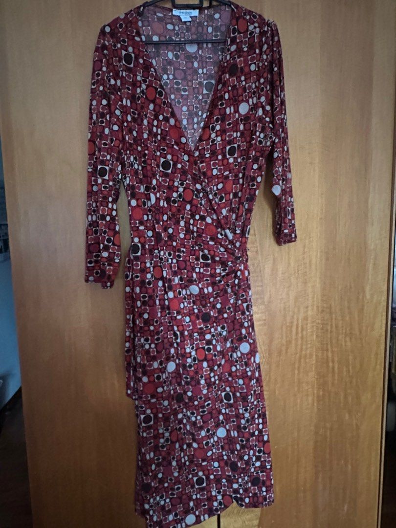 Dressbarn Wrap Dress Women s Fashion Dresses Sets Dresses on Carousell