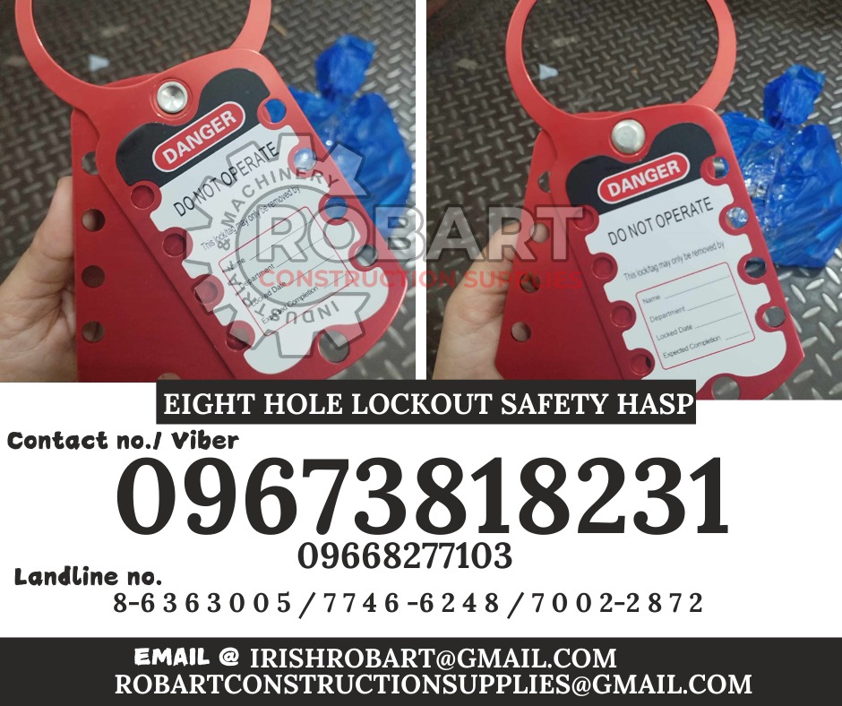 eight hole lockout safety hasp, Commercial & Industrial, Construction ...