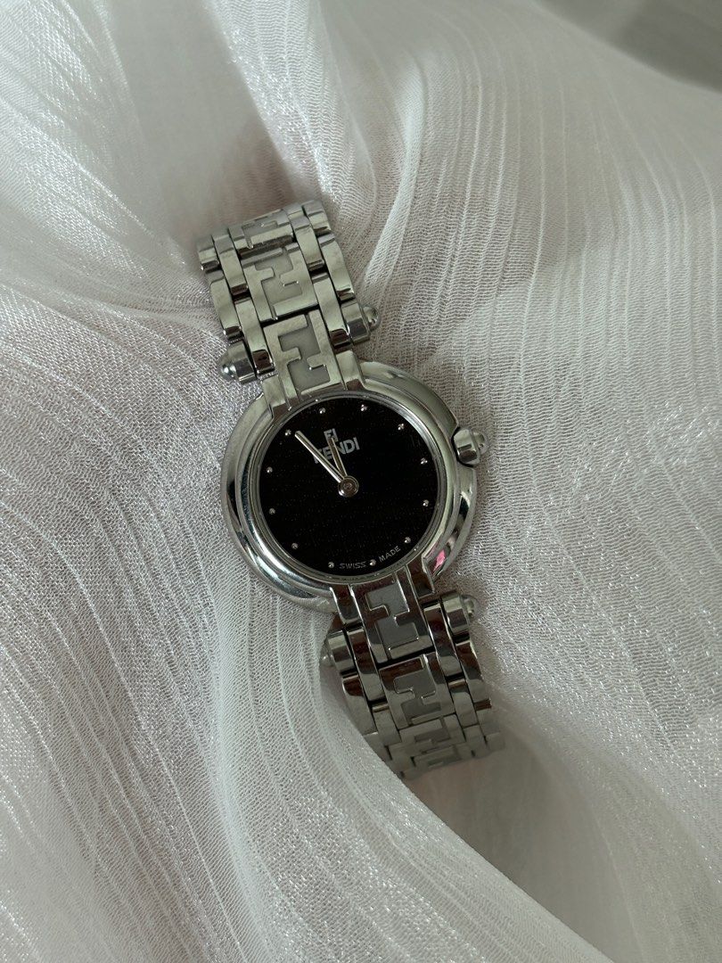 Fendi vintage Orologi Zucca Pattern 750L Lady Quartz Watch