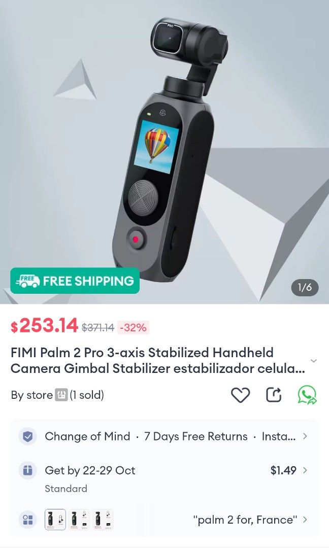 Vs Osmo Feiyu Pocket Vs Fimi Palm Feiyu Pocket Fimi Palm Vs Osmo