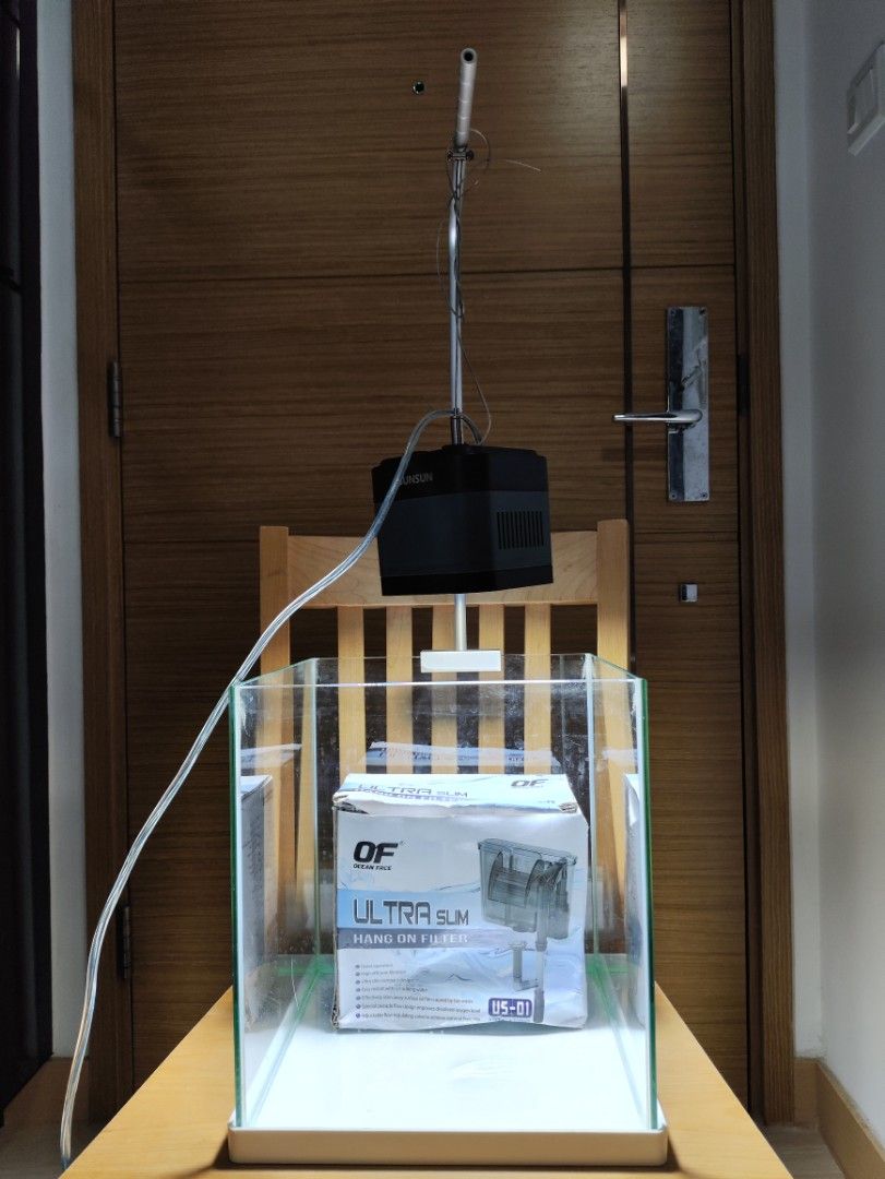 Fish Tank Set, 寵物用品, 寵物家品及其他- Carousell