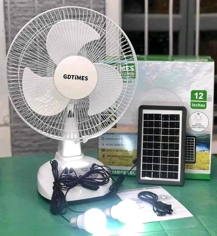 GD Times Solar Fan (Category: Fans) located in Manila. Submitted by micoooy (Listing ID 1331700493, Image 1). Description: .