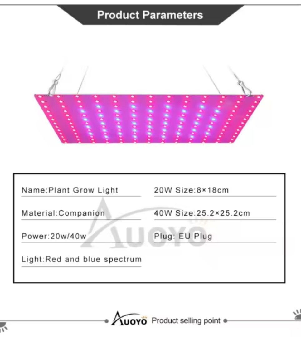 Grow light (Category: Pots & Planters) located in Singapore. Submitted by sometimesgardener (Listing ID 1331656421, Image 2). Description: 25.2 x 25.2 40w Trying to clear out plant stuff.