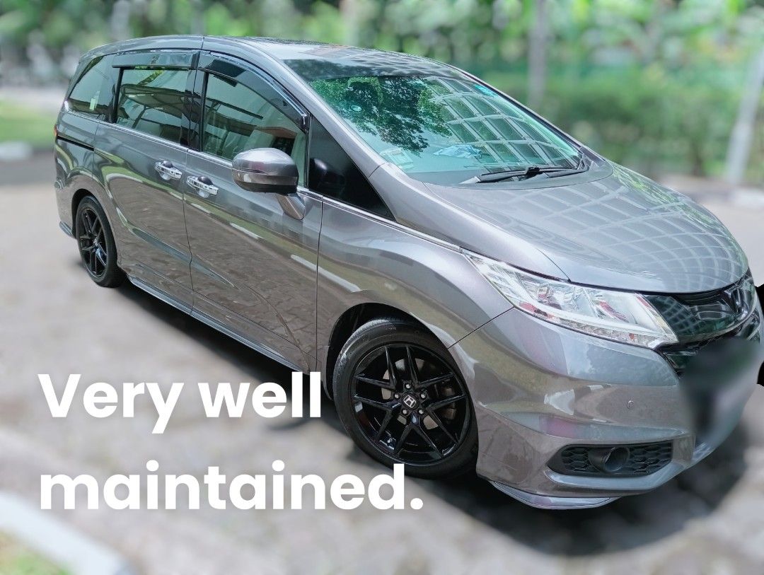 Honda Odyssey 2.4 EXV-S CVT LED SR Auto (Category: Used Cars) located in Singapore. Submitted by themaskedone (Listing ID 1331636341, Image 2). Description: decent good fuel consumption for a big MPV more than almost 10 km/l.( see last pic) low mileage. No tampering. PHV ready with Sunroof, Auto tailgate Foldable side mirrors when locked. Honda 17" inch sports flow form light rims Maintained by meticulous owner Chat for more info Location and pri