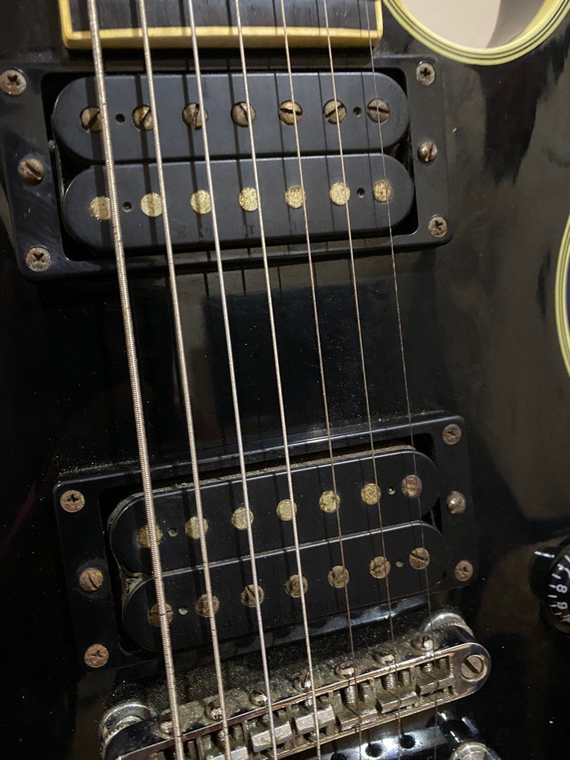 Ibanez ARZ307 7 String Guitar (Category: Musical Instruments) located in Tanay. Submitted by bentomendez (Listing ID 1331667785, Image 2). Description: Testing waters 😎 Sale or Swap: Ibanez ARZ307 7-string Guitar Loaded with Seymour Duncan Pegasus on bridge and Seymour Duncan Sentient on the neck. Recently setup by a local luthier. Comes with a padded gigbag The ARZ307 features a mahogany body with white binding mated to a set-in mahogany and ma