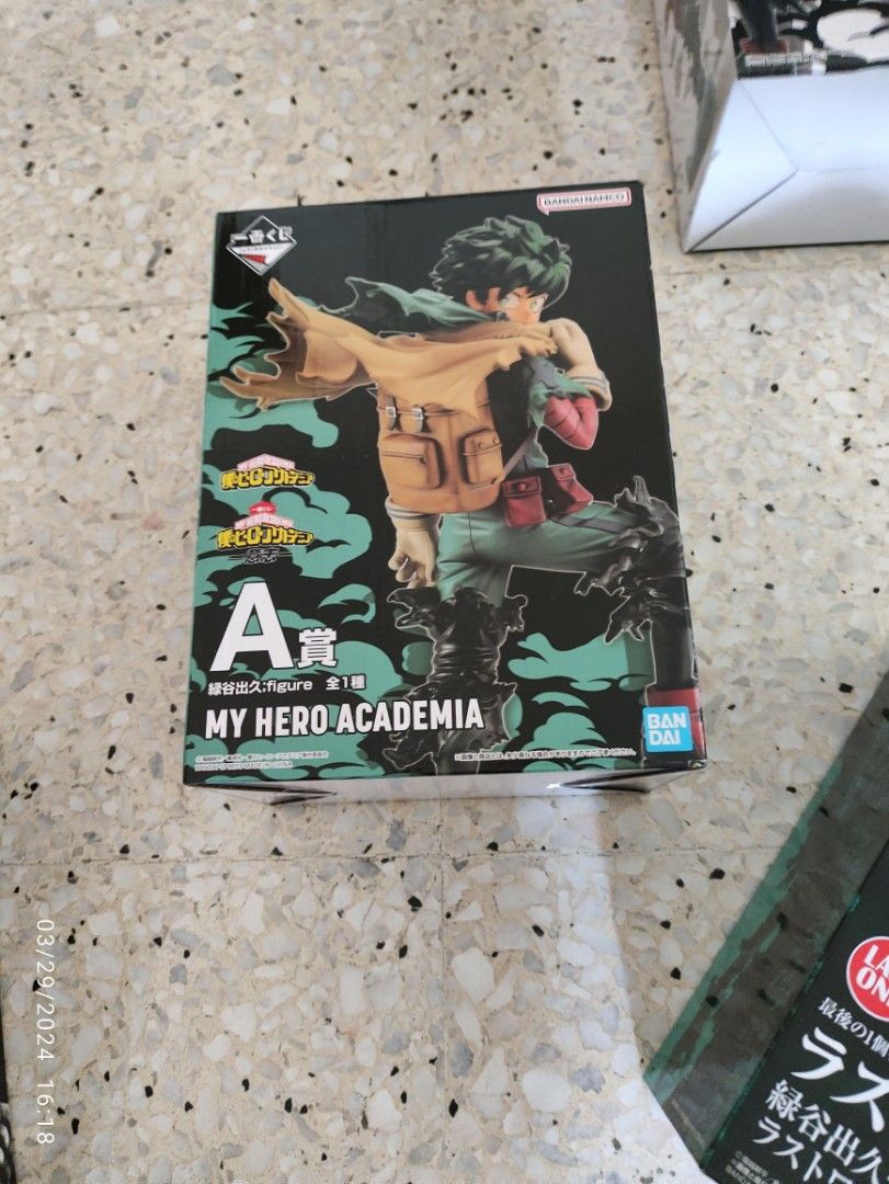 Ichiban Kuji Boku no Hero Academia Prize A Midoriya Izuku Deku Anime Figure Figurine Statue Kuji DXF Grandista Figuarts Megahouse Taito Sega Banpresto Furyu Labubu (Category: Toy Figures) located in Singapore. Submitted by toyboymen (Listing ID 1331671528, Image 1). Description: .