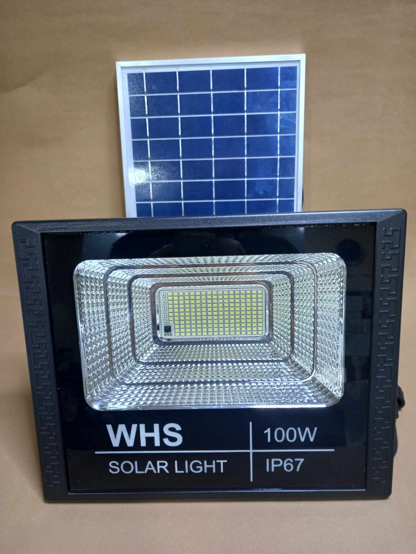 JAFED WHS-CHZ-901E IP67 100W Solar Led Outdoor Flood Light Street Lamp ...