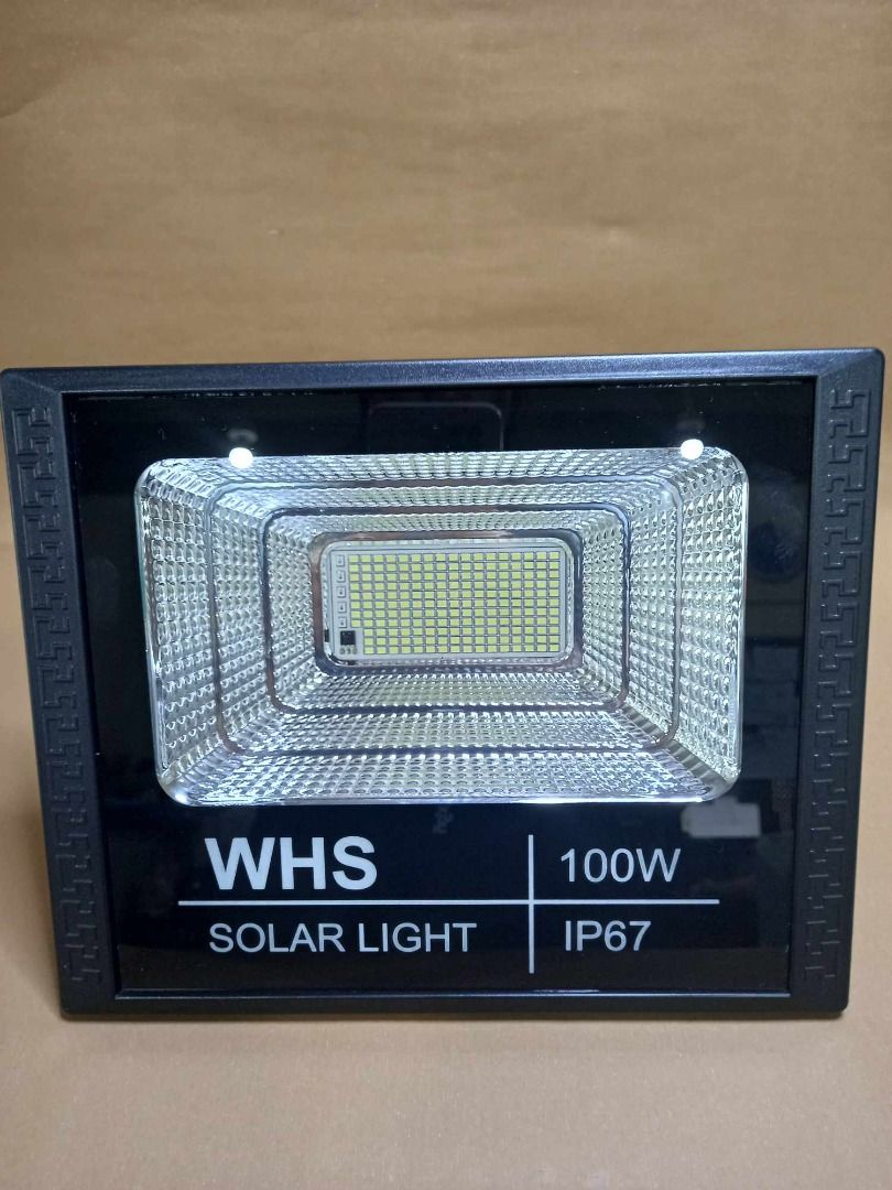 JAFED WHS-CHZ-901E IP67 100W Solar Led Outdoor Flood Light Street Lamp ...