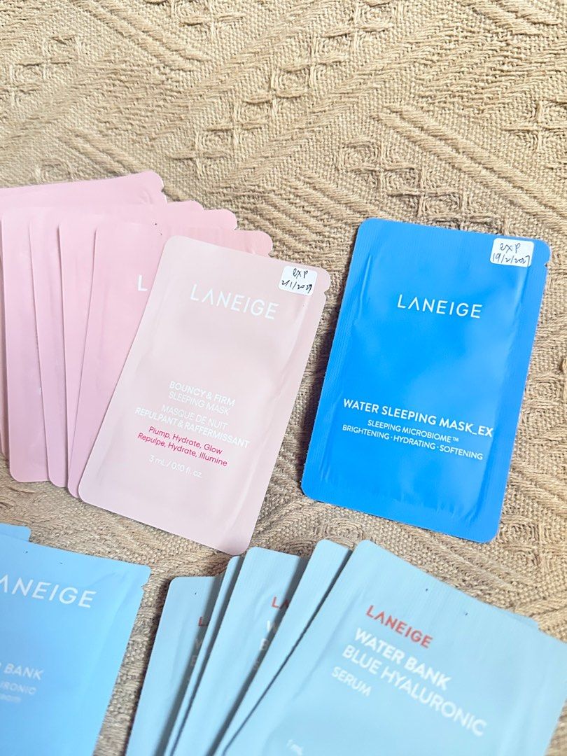 Laneige sleeping mask cream serum gel cream Sample, 美容＆個人護理, 健康及美容 皮膚