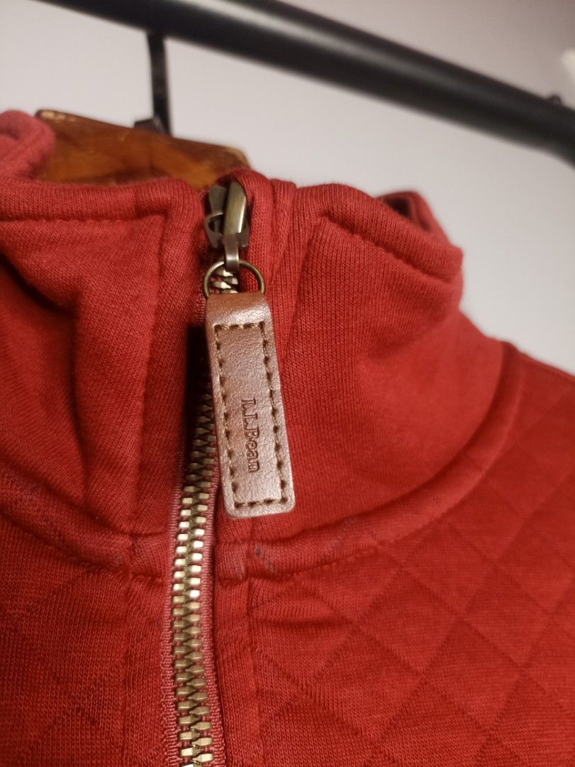 Ll bean quilted quarter zip hot sale